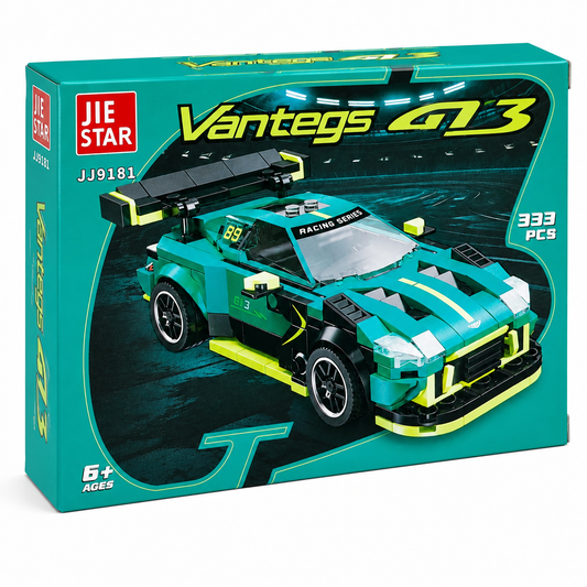 Racing Sports Car Building Blocks Set — 333 Pieces DIY Toy