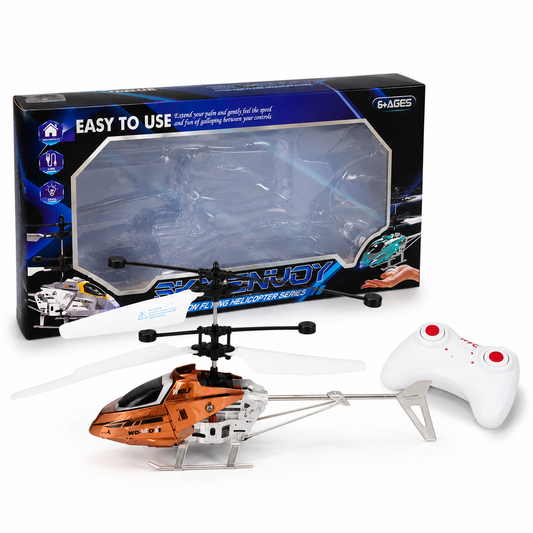 Sky Envoy RC Helicopter — Induction Flying Toy with Remote