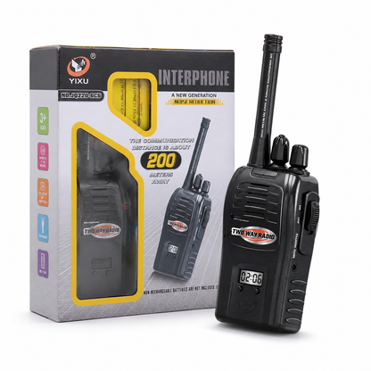 Kids Walkie Talkie Set — 2-Way Radio, 200m Range