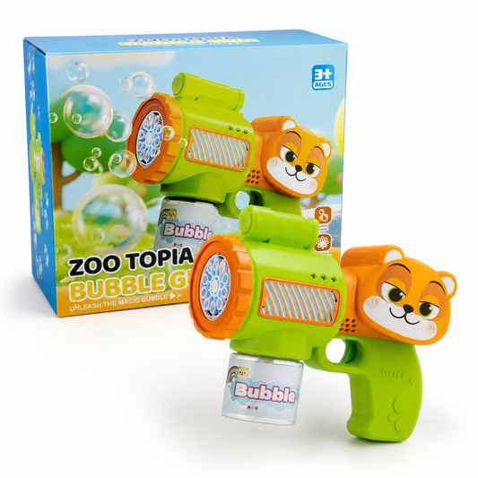 Cute Cat Bubble Blaster — Multi-Hole Bubble Gun for Kids