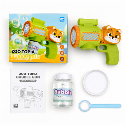 Cute Cat Bubble Blaster — Multi-Hole Bubble Gun for Kids