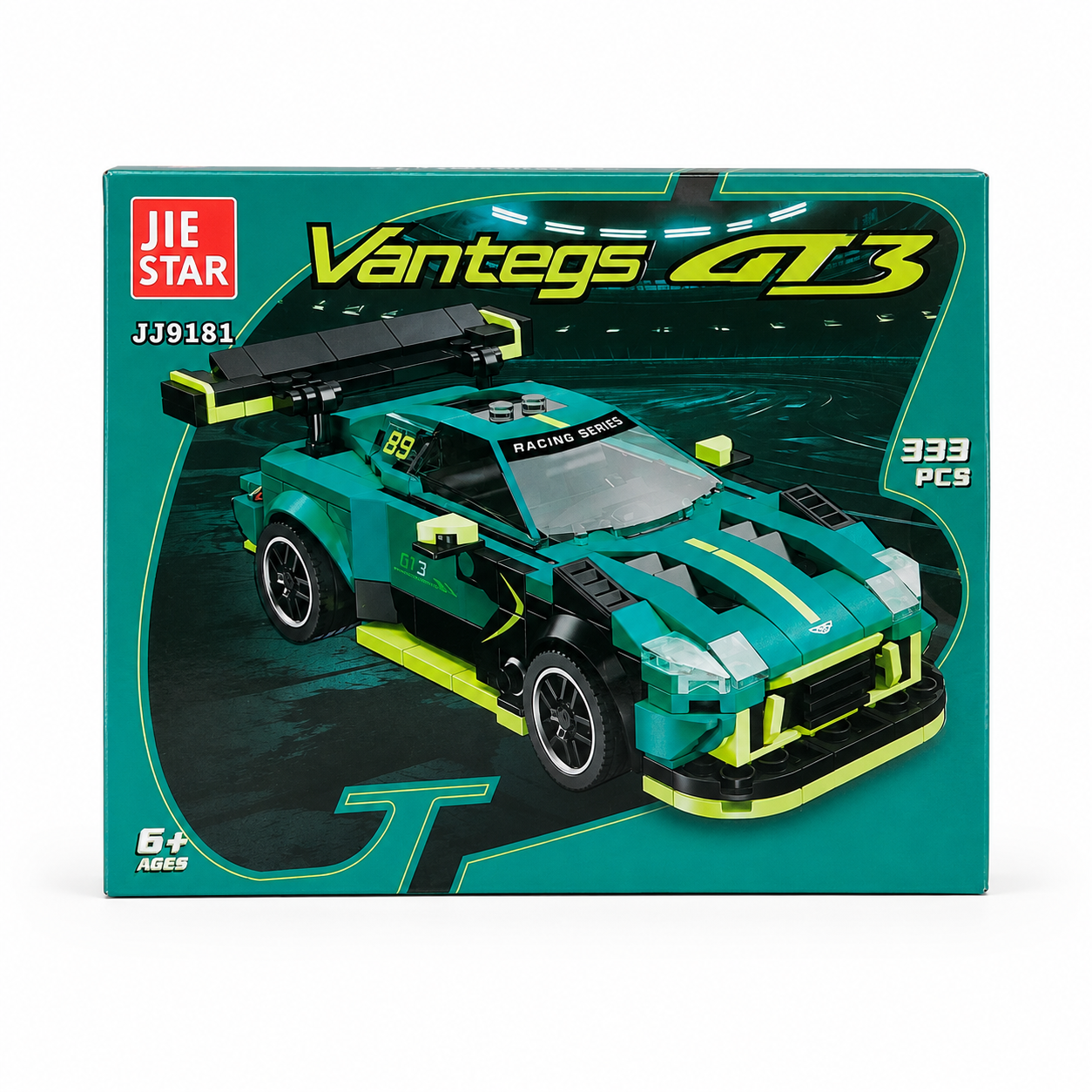 Racing Sports Car Building Blocks Set — 333 Pieces DIY Toy