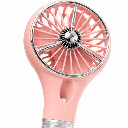 Handheld Misting Fan — Portable Turbo Fan with Water Spray