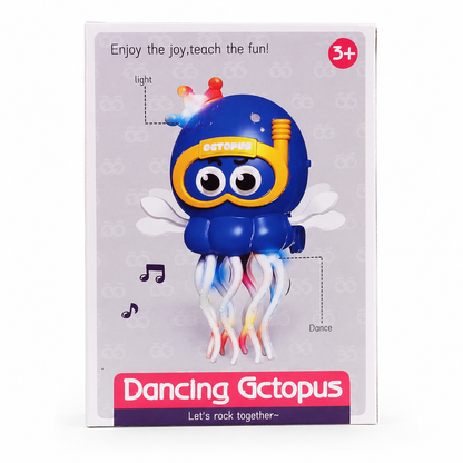 Dancing Octopus Musical Toy — Light Up Tentacles, Battery Operated