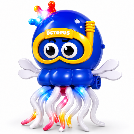 Dancing Octopus Musical Toy — Light Up Tentacles, Battery Operated