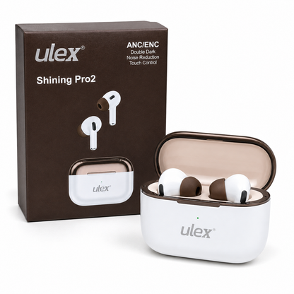 ulex Shining Pro2 Wireless Earbuds —  Calling, Touch Control, Charging Case