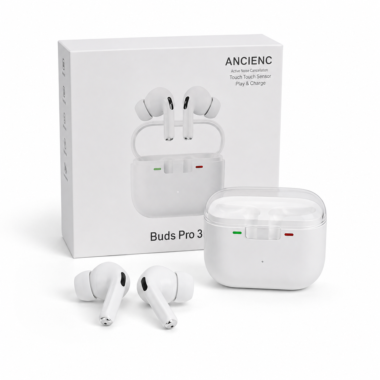 Buds Pro 3 true wireless earbuds with charging case
