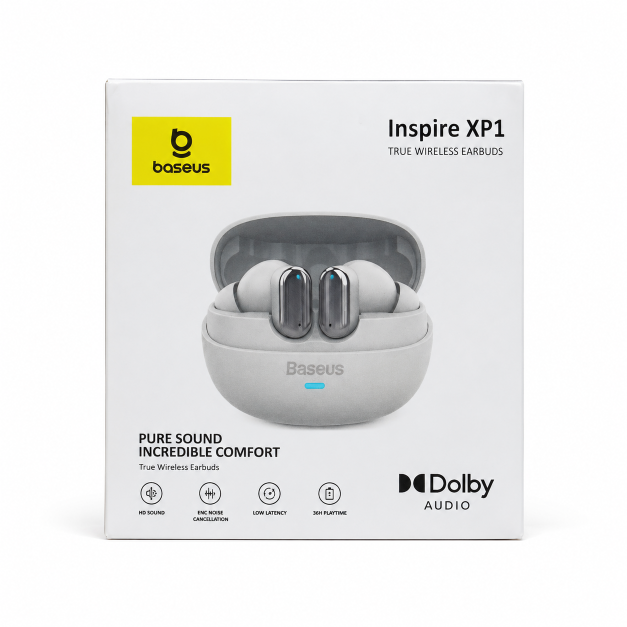 Baseus Inspire XP1 package contents flat lay