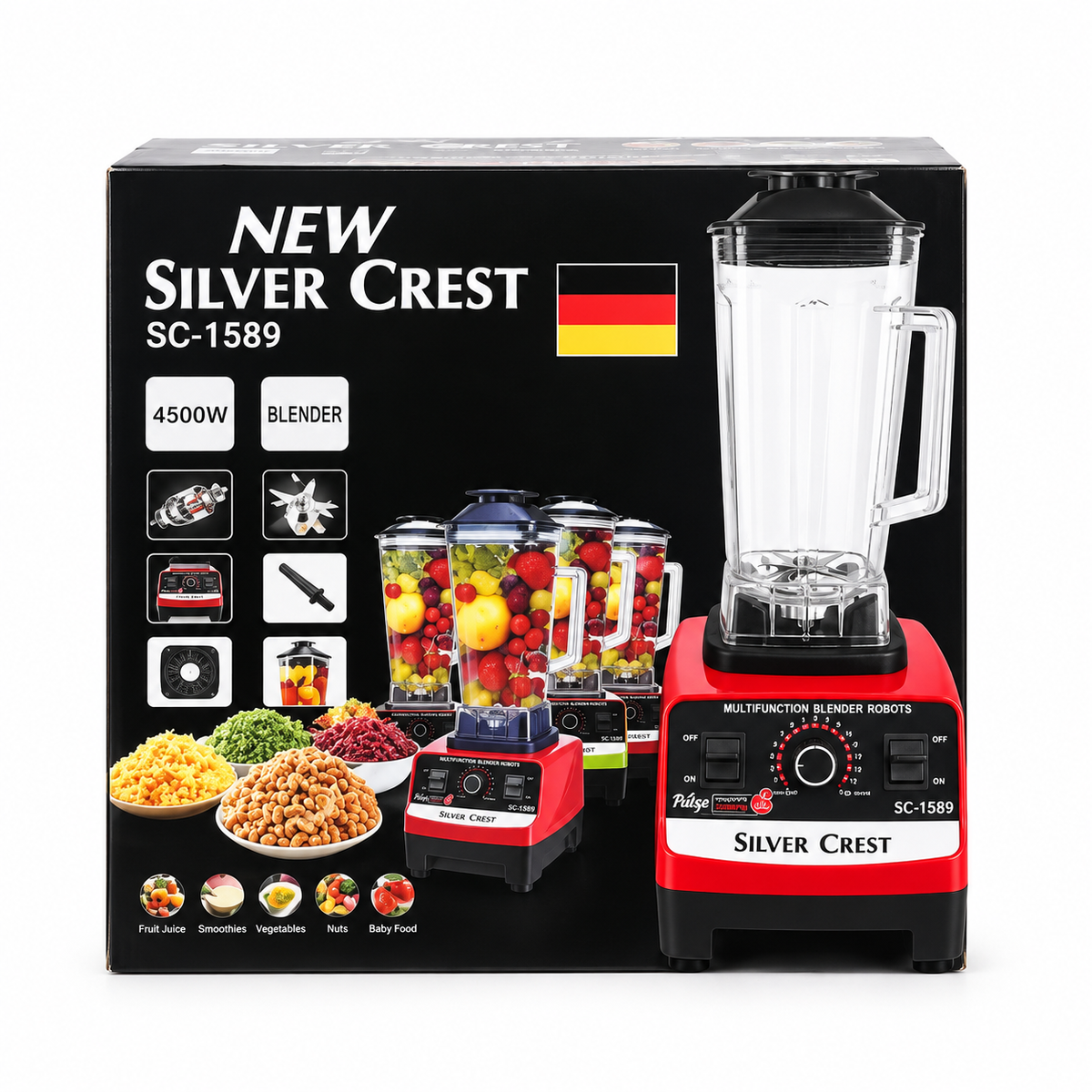 Silver Crest SC-1589 3000W Multifunction Blender & Juicer
