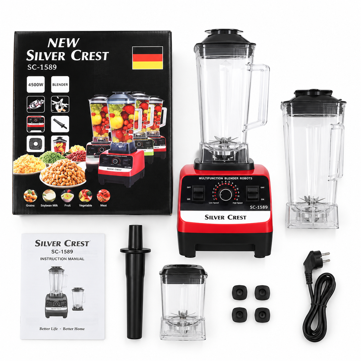 Silver Crest SC-1589 3000W Multifunction Blender & Juicer