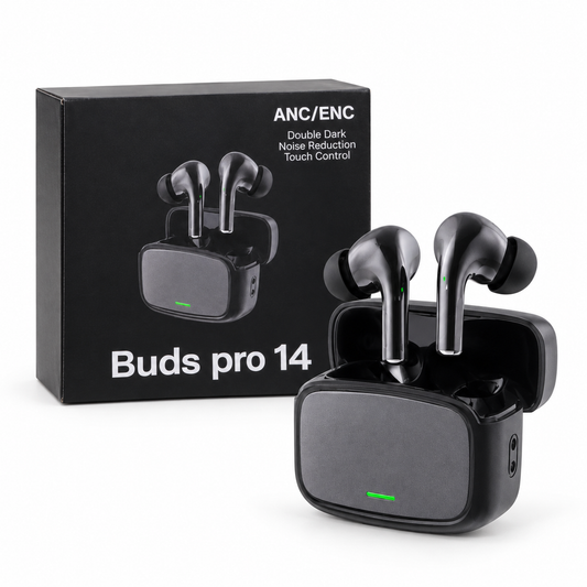 Buds Pro 14 Wireless Earbuds — ANC/ENC, Touch Control