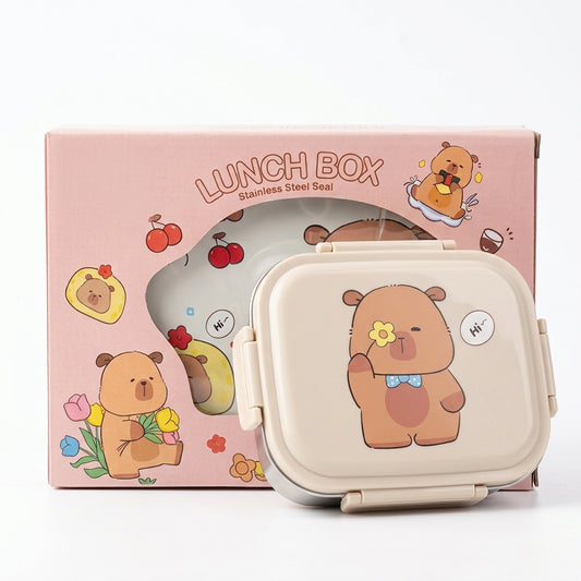 Capybara Design Lunch Box — Stainless Steel Seal