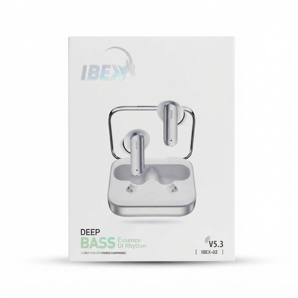 IBEX IBEX-02 Deep Bass Wireless Earbuds — V5.3