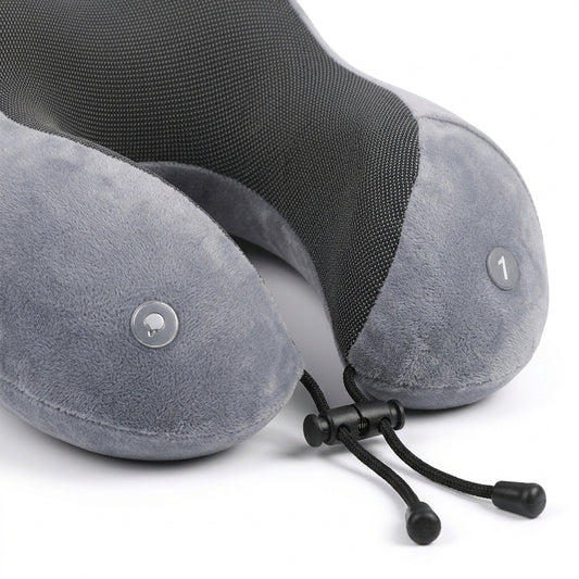 U-Shape Travel Neck Pillow — Soft Fabric Cover