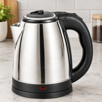 Kenwood KW-101 Electric Kettle — 2.0L, 2200W Stainless Steel, 360° Swivel Base